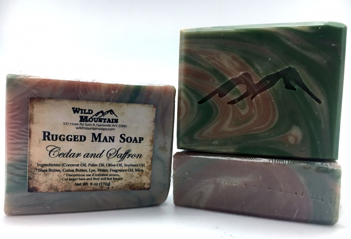 Cedar and Saffron Rugged Man Soap